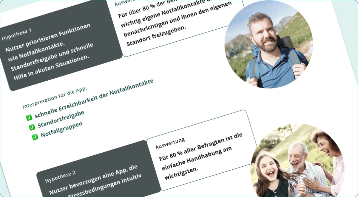 Auswertung der quantitativen Umfrage